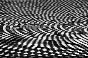 Heliostats at Crescent Dunes Solar, near Tonopah, Nevada: digital photograph