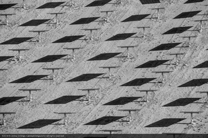 Heliostats at Crescent Dunes Solar, near Tonopah, Nevada: digital photograph