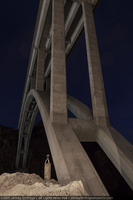 Photograph of the Mike O'Callaghan-Pat Tillman Memorial Bridge, Nevada-Arizona border, January 12, 2011