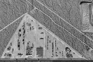 Photograph of construction block near Unit 1, April 21, 2011