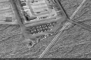 Photograph of main construction yard, January 14, 2011