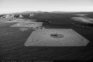 Photograph of Ivanpah Units 1, 2, and 3 at sunrise, October 27, 2012