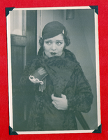 Clara Bow Bell on the ship going to Europe for her honeymoon with Rex Bell: photographic print