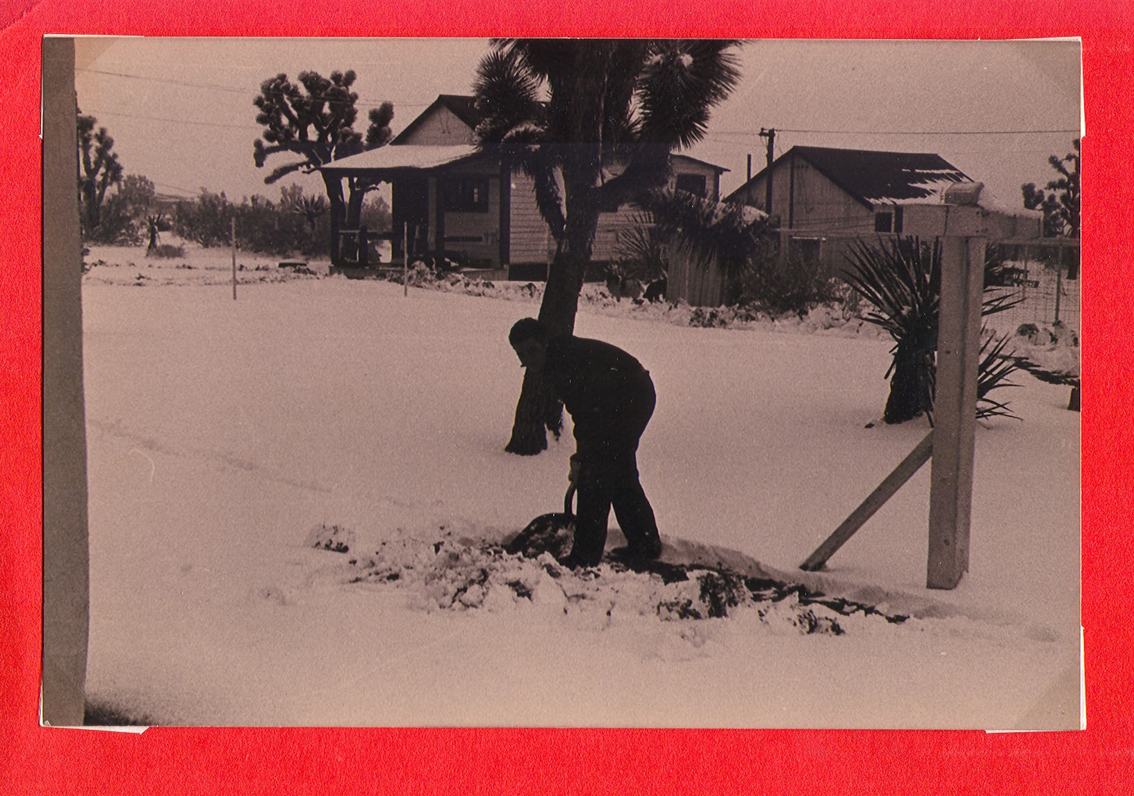Unidentified person at Walking Box Ranch, Nevada: photographic print