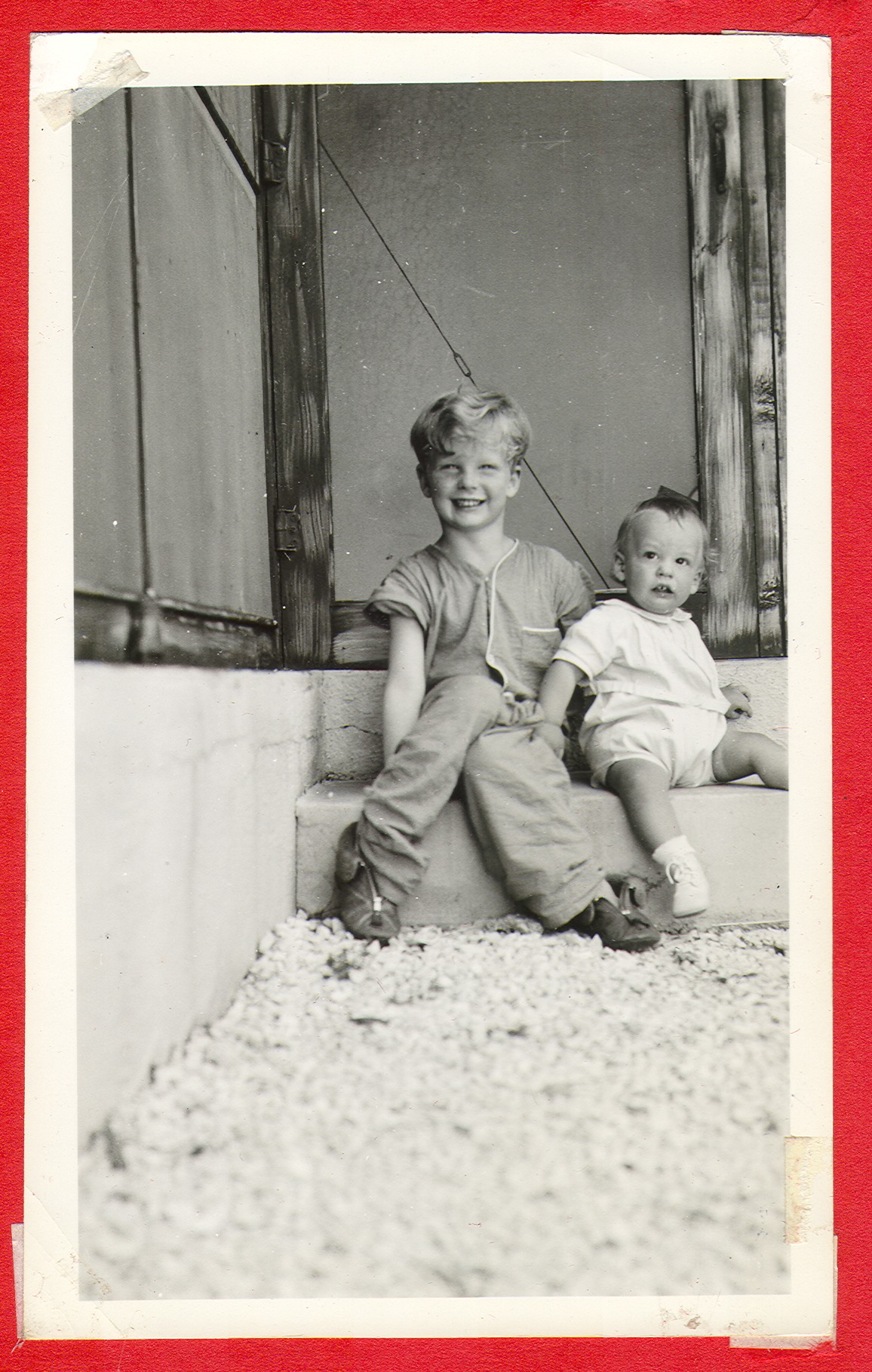 Rex Anthony Bell, Jr (Toni Larbow Beldam)(left) and George Francis Robert Bell (right): photographic print