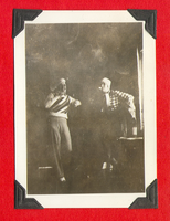 Two unidentified people: photographic print
