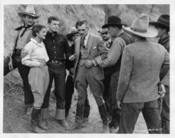 Rex Bell in a movie still from an unidentified movie: photographic print