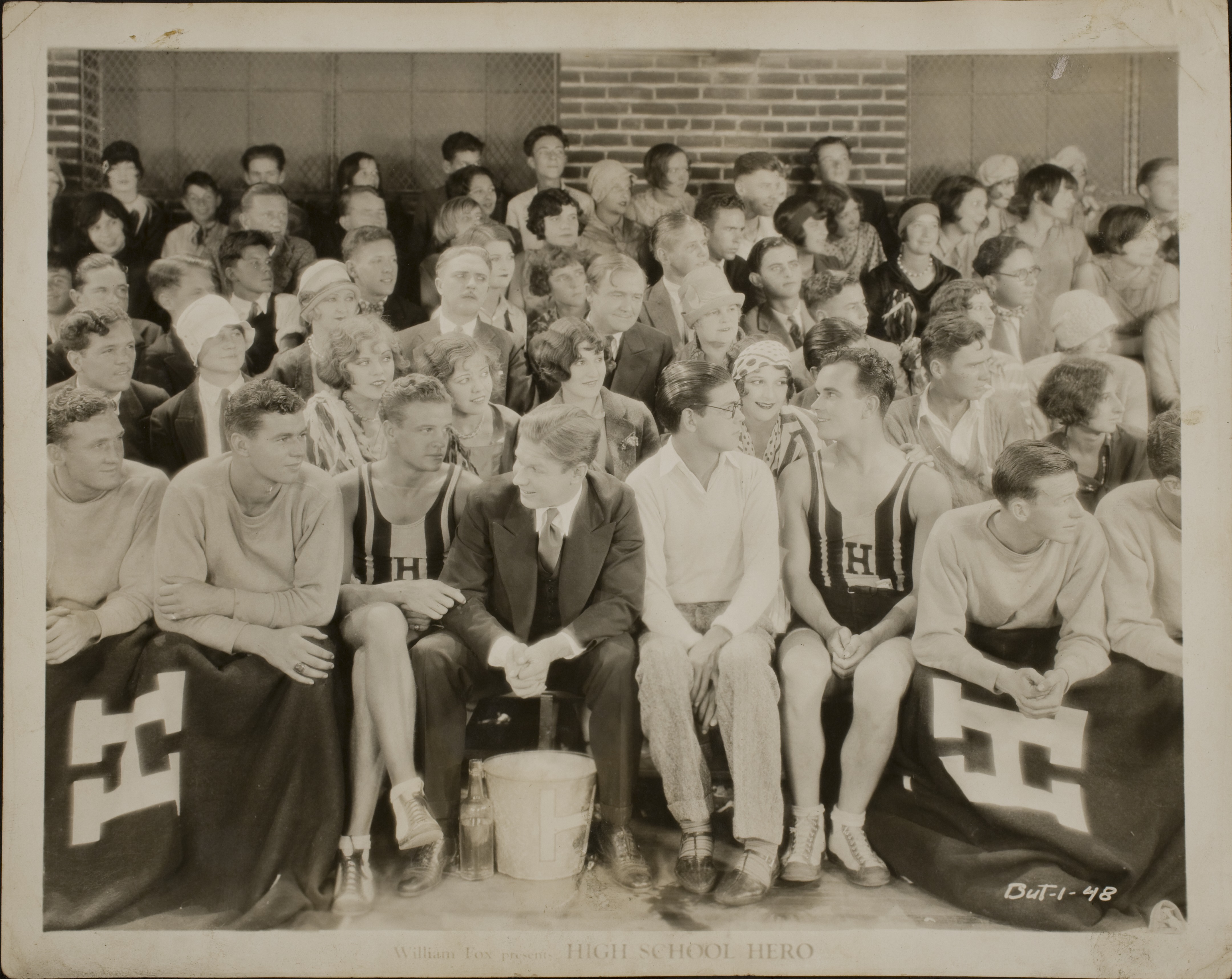 William Fox in scene from movie "High School Hero": photographic print