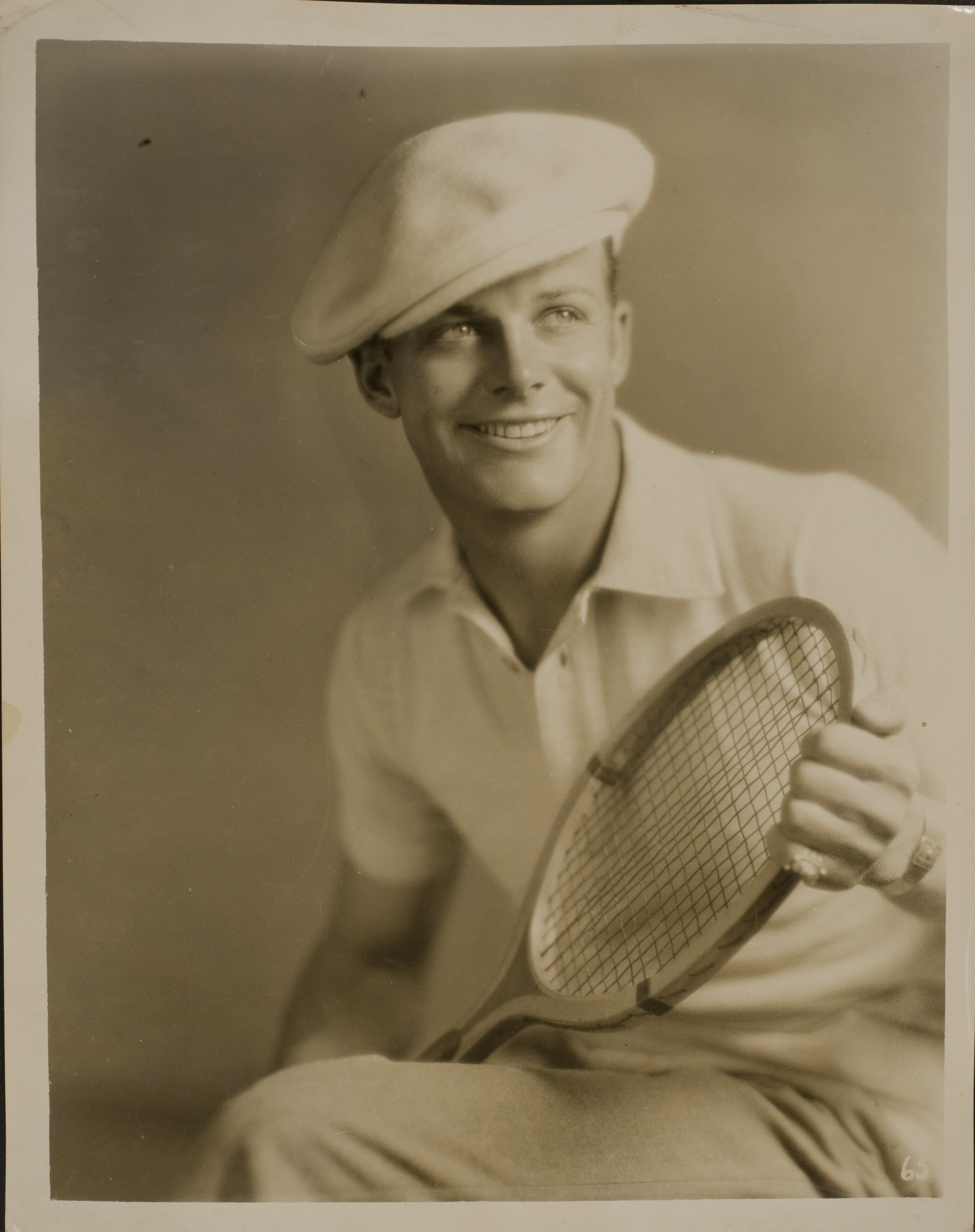 Portrait of Rex Bell (George Francis Beldam): photographic print
