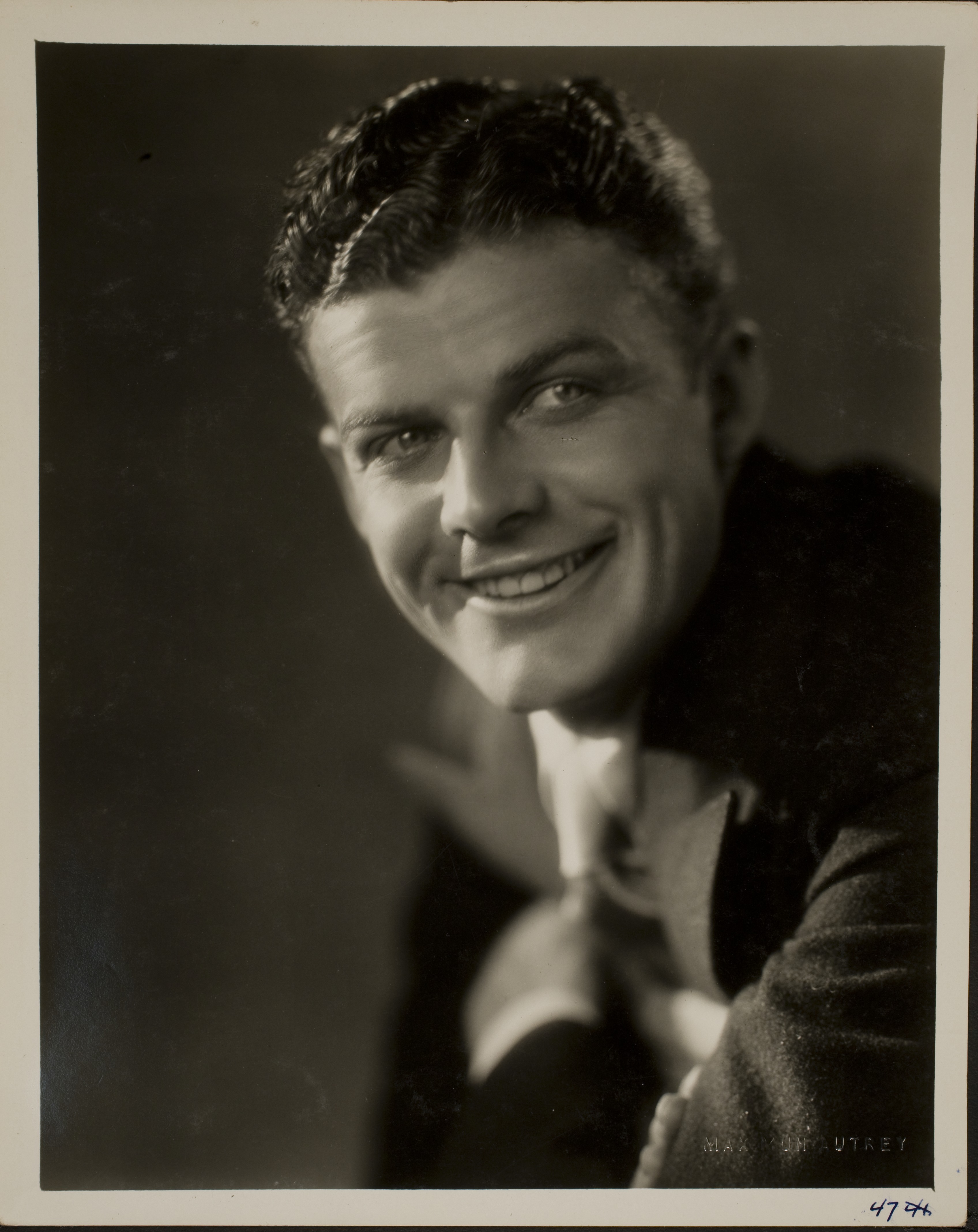 Portrait of Rex Bell (George Francis Beldam): photographic print