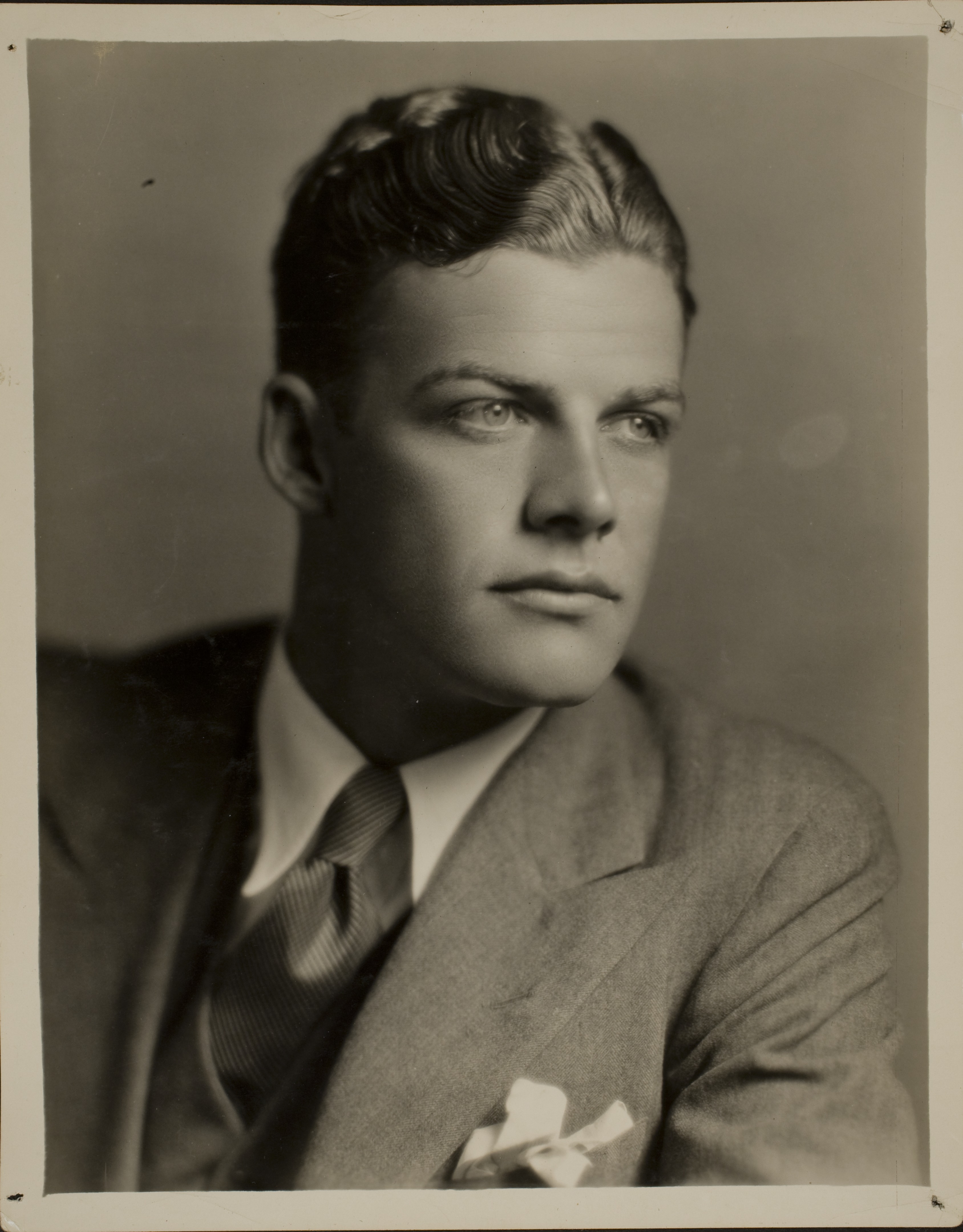 Portrait of Rex Bell (George Francis Beldam): photographic print