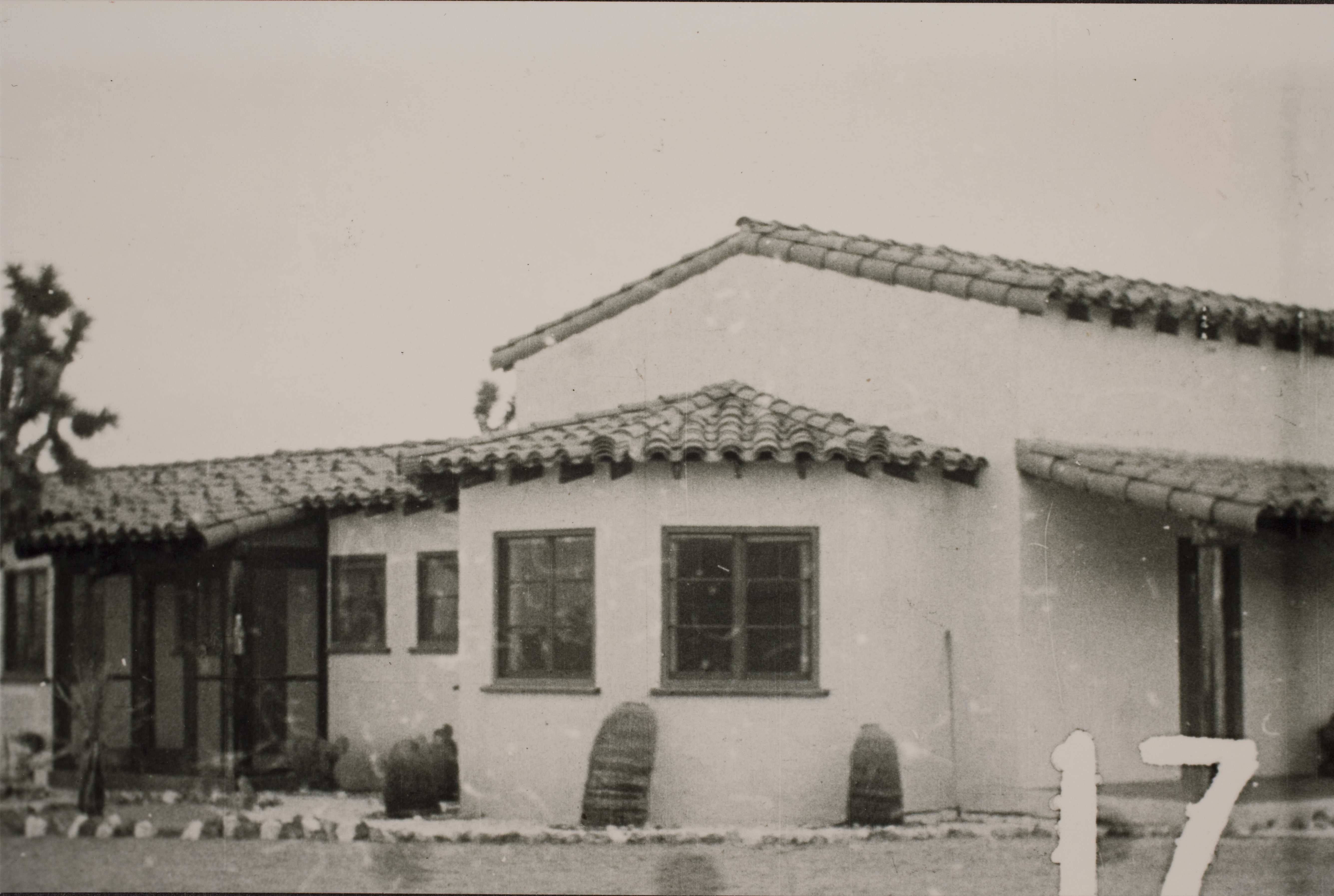 Ranch house at Walking Box Ranch: photographic print