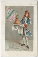 Hotel Continental, dinner, menu, November 14, 1881