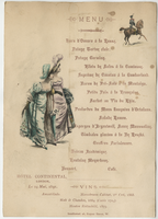 Hotel Continental, menu, May 24, 1891