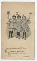 Imperial Restaurant, menu, June 14, 1901