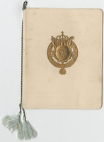 House of Savoy Royal Family residence, menu, April 22, 1900