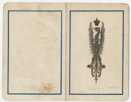 House of Savoy Royal Family residence menu, Sunday, June 5, 1881
