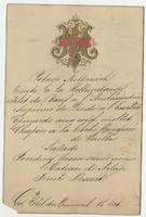 Grand Hôtel du Quirinal menu, October 16