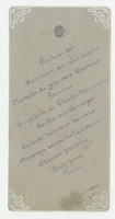 Grand Hôtel menu, April 24, 1901