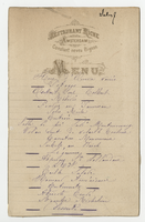 Restaurant Riche, menu