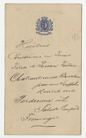 Hôtel d'Angleterre menu