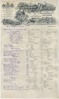 Restaurant Bertrand, Grill Room, menu