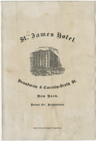 St. James Hotel breakfast menu