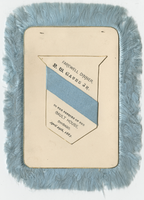 Menu for farewell dinner, P. W. Gates Jr. to the Patrons of the Gault House, April 29, 1883