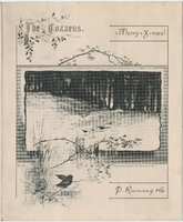 Christmas dinner menu, December 25, 1883, The Cozzens