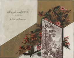 Park Hotel dinner menu, Sunday, December 9, 1883