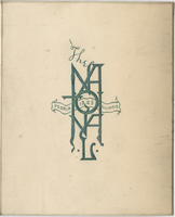 Christmas dinner menu, Tuesday, December 25, 1883, National Hotel