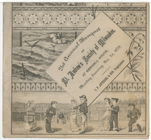 Menu for the 21st annual banquet of the St. Andrew's Society of Milwaukee, Monday, December 1, 1879, Newhall House
