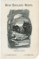Eighth anniversary dinner menu, November 1, 1883, New England House