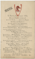 Christmas menu, 1883, Laclede Hotel 