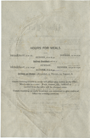 Alvord Hotel menu, July 4, 1883