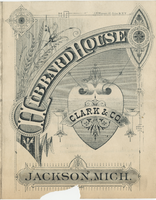 Hibbard House menu, Wednesday, May 25, 1881
