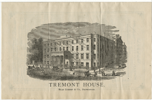 Tremont House, menu, Monday, April 30, 1883