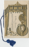 Christmas Dinner menu, December 25, 1883,  at the Exchange Hotel,