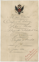 Cercle Amphitrion, menu