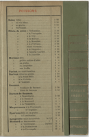 Hotel Chateau Paris menu