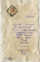 Hotel Chatham menu, May 23, 1895
