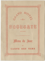 Grand Hotel dinner menu, September 12, 1886
