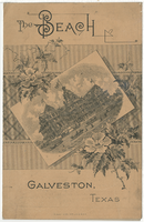 Christmas dinner menu, Thursday, December 25, 1884, The Beach Hotel
