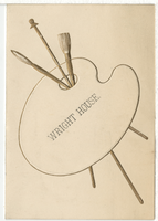 Wright House, dinner menu, September 21, 1884