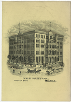 Thanksgiving dinner menu, November 27, 1884, The Paxton