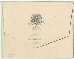 The Barret House dinner menu, Sunday, August 24, 1884