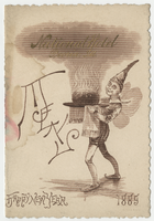 New Year's Day 1889, menu, National Hotel