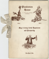 Plankinton House, New Year's Eve dinner, 1913