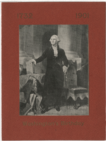 Washington's birthday at the Hotel Atlas, menu, Friday, February 22, 1901