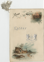 Hotel Normandie Easter dinner menu, April 2, 1899